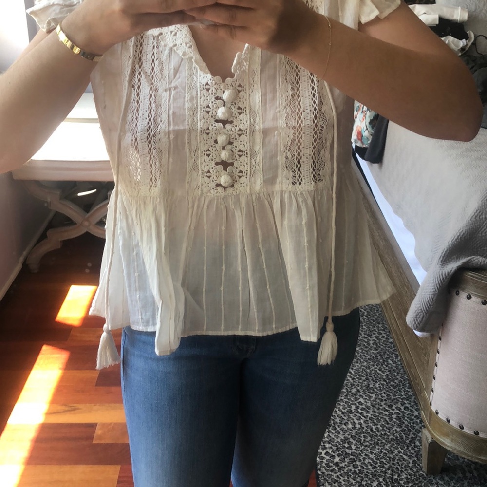 Zara Basic Top Size Small - image 4